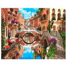 ВанГогВоМне Картина по номерам "Мост в Венеции", 40х50 см (ZX 21335)