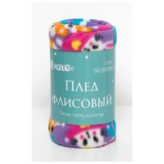 Плед Collorista Зверята 75х100 см фиолетовый