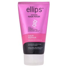 Ellips Hair Vitamin Ellips Маска для волос (Pro-Keratin) Hair Repair c маслом жожоба интенсивное восстановление поврежденных волос, 120 г
