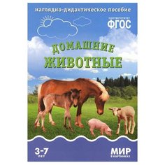 Набор карточек Мозаика-Синтез ФГОС Мир в картинках. Домашние животные 29.5x20.5 см 8 шт.
