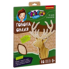 3D-пазл BONDIBON 3D Голова оленя (ВВ2364), 14 дет.