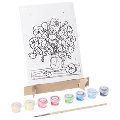 BONDIBON Картина по номерам "Цветы" 17x12 см (ВВ1078)