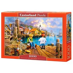 Пазл Castorland Рыбалка на пристани (C-104192), 1000 дет.