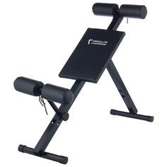 Скамья Absolute Champion для пресса и спины черный