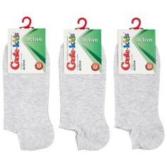 Носки Conte-kids комплект 3 пары размер 24, светло-серый