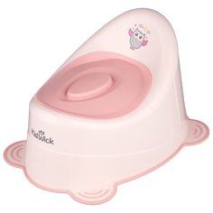 KidWick горшок Улитка с крышкой розовый