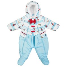 Комбинезон Сонный Гномик Сканди 2803 размер 68, голубой с рисунком
