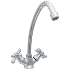 Смеситель для кухни (мойки) Центр Сантехники СМ504815 двухрычажный хром