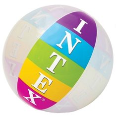 Пляжный мяч Intex 59060 голубой/зеленый/желтый