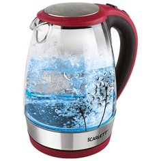 Чайник Scarlett SC-EK27G49, красный/черный