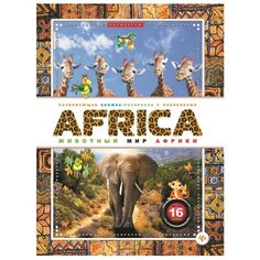 Феникс Раскраска с наклейками AFRICA