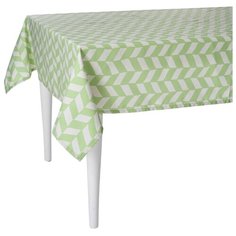 Скатерть Altali Olive fest (P595-8322/1) 140х180 см бело-зеленый