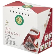 Чай черный Shennun Дянь хун в пирамидках, 15 шт.
