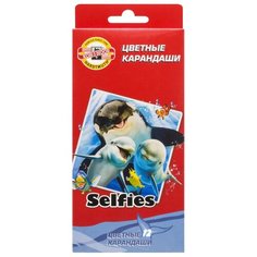 KOH-I-NOOR Карандаши цветные Selfies, 12 цветов (3552/12 SS KS)