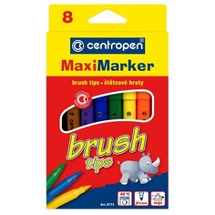 Centropen Набор фломастеров Brush (8773), 8 шт.