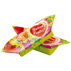 Конфеты Победа вкуса Тайна сердца вафельные с начинкой крем сгущенное молоко в молочном шоколаде, коробка 1500 г