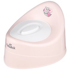 KidWick горшок Ракушка с крышкой розовый