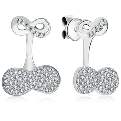 Бронницкий Ювелир Серьги из серебра CAE826