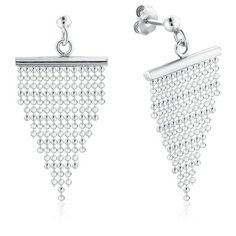 Бронницкий Ювелир Серьги из серебра NP-OR017-Rd