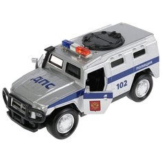Фургон ТЕХНОПАРК Полиция (FY6178-P-SL) 12 см серебристый