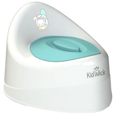 KidWick горшок Ракушка с крышкой белый