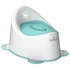 KidWick горшок Улитка с крышкой белый/бирюзовый