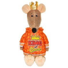 Мягкая игрушка Maxitoys Крыс Крис в красной толстовке 21 см