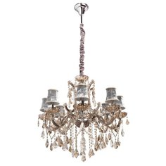 Люстра CHIARO Ивелина 475010208, E14, 480 Вт