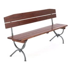 Скамейка ФОТОН Линц складная, орех