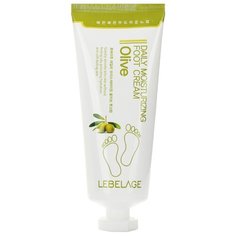 Lebelage Крем для ног Daily moisturizing foot cream Olive 100 мл туба