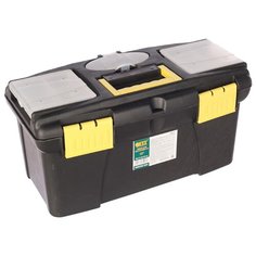 Ящик с органайзером FIT 65571 32x17.5x16 см 12 черный/желтый F.It