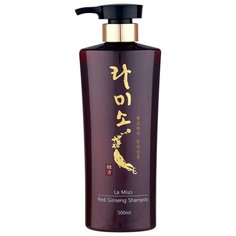 La Miso Шампунь для волос Red Ginseng Shampoo 500 мл с дозатором