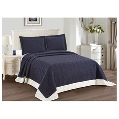 Комплект с покрывалом Cleo Monifico 240х260 см, синий