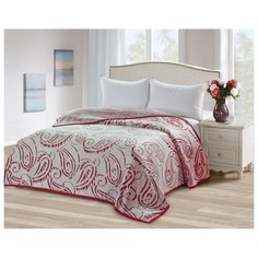 Плед Tango Bicolor 150x200 см, бежевый/красный
