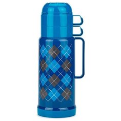 Классический термос Attribute Tartan AVF501 (1 л) синий
