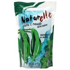 Naturelle Соль с пеной для ванн Эвкалипт и мята 900 г