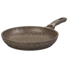 Сковорода Elan gallery Гранит Индукция 120164 24 см, с ручкой, коричневый