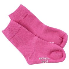 Носки NORVEG размер 19-22, розовый