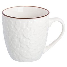 Elan gallery Кружка Цветок 225 мл белый