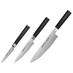 Набор Samura Mo-V 3 ножа SM-0220 черный