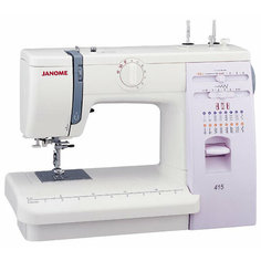 Швейная машина Janome 415 / 5515, бело-сиреневый
