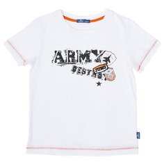 Футболка Juno размер 110, милитари белый