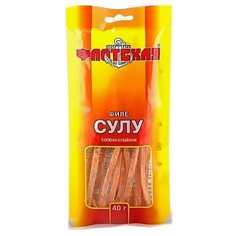 Рыбные снэки Флотская Филе сулу солено-сушеное 40 г