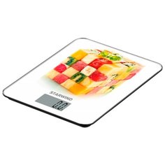 Кухонные весы STARWIND SSK3354/3355/3358/3359 белый/красный/желтый