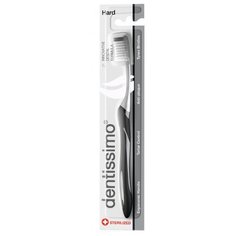Зубная щетка Dentissimo Toothbrush Hard, жесткая, черный