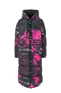 Длинная зимняя куртка на кнопках Diesel