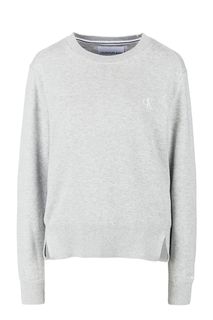Серый джемпер свободного кроя Calvin Klein Jeans
