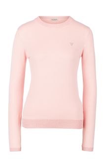 Розовый джемпер из вискозы Guess