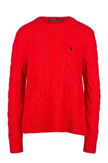 Красный шерстяной свитер Polo Ralph Lauren