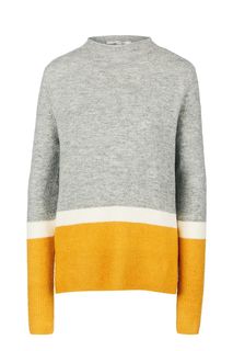 Серый свитер с длинными рукавами Tom Tailor Denim